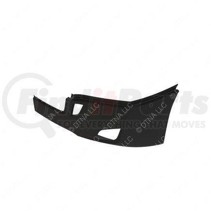 21-29100-030 by FREIGHTLINER - Bumper - Fascia, Fairing, with Light Cutouts, Painted, Left Hand