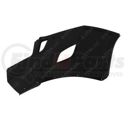 21-29100-031 by FREIGHTLINER - Bumper - Fascia, Fairing, with Light Cutouts, Painted, Right Hand
