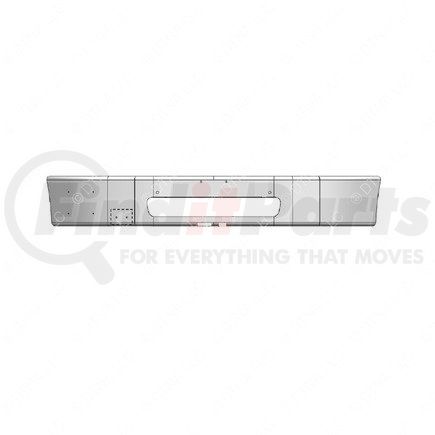 21-29192-000 by FREIGHTLINER - Bumper - B2, 1/4 In