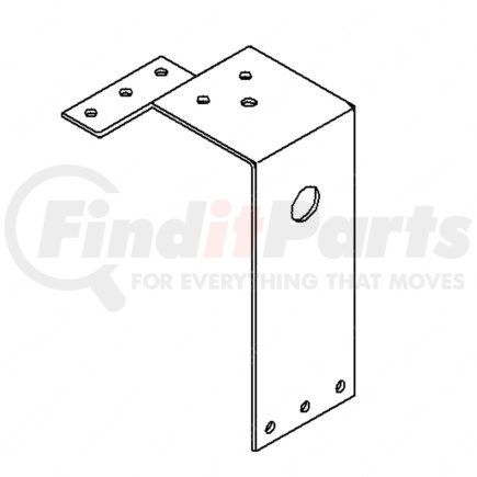 22-17820-000 by FREIGHTLINER - Back Up Light Bracket