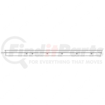 22-27873-003 by FREIGHTLINER - Sleeper Baggage Compartment Door Frame - Aluminum