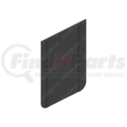 22-32930-000 by FREIGHTLINER - Mud Flap - Rubber, 762 mm x 609.6 mm, 4.8 mm THK