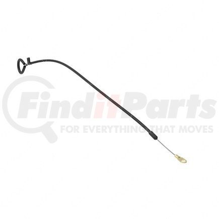 22-46978-000 by FREIGHTLINER - Sleeper Baggage Compartment Door Cable - Black, 669 mm Cable Length