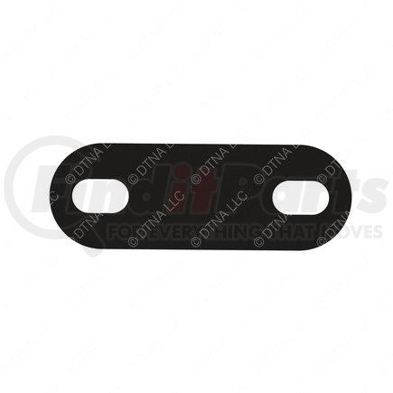 22-48342-000 by FREIGHTLINER - Mud Flap Hanger - Steel, 80 mm x 28 mm, 3.04 mm THK