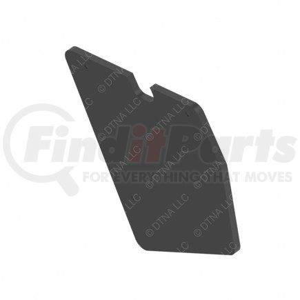 22-49238-000 by FREIGHTLINER - Mud Flap - Left Side, Symplastic, 585 mm x 490 mm, 5 mm THK