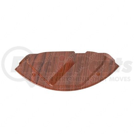 22-49412-003 by FREIGHTLINER - Sleeper Bunk Support Cover - Right Side, ABS, Oregon Burl, 202.64 mm x 199.41 mm