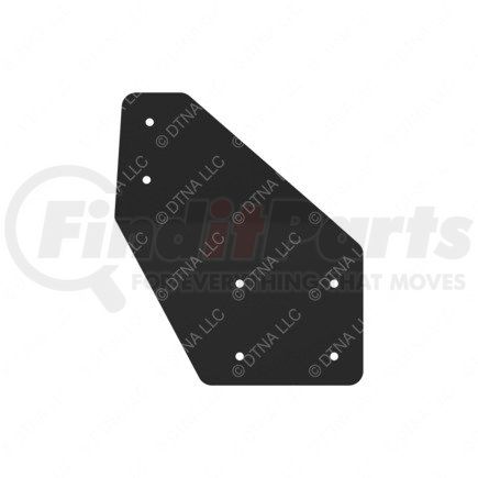 22-51021-001 by FREIGHTLINER - Roof Air Deflector Mounting Bracket - Right Side, Steel, 0.13 in. THK