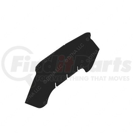 22-51507-003 by FREIGHTLINER - Overhead Console Liner - Nylon, Graphite Black, 2620.22 mm x 956 mm, 25.4 mm THK