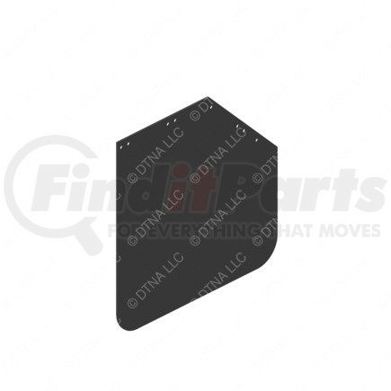 22-51904-004 by FREIGHTLINER - Mud Flap - Left Side, Rubber, 609.6 mm x 609.6 mm