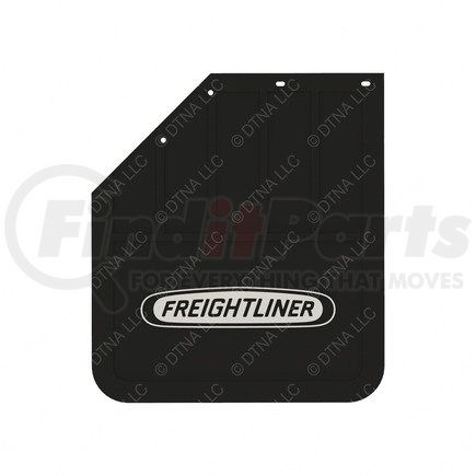 22-45447-004 by FREIGHTLINER - Mud Flap - Left Side, Rubber, 609.6 mm x 609.6 mm, 7.9 mm THK