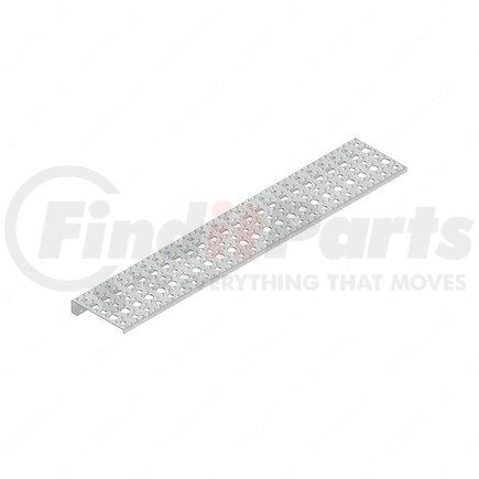 22-53610-323 by FREIGHTLINER - Sleeper Cabinet Step Tread - Right Side, Aluminum, 1194 mm x 209 mm, 2.03 mm THK