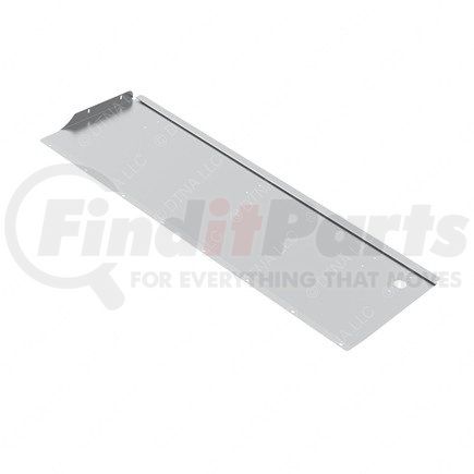 22-53689-009 by FREIGHTLINER - Cab Extender Fairing Tab Trim - Right Side, Aluminum, 65.83 in. x 21.88 in.