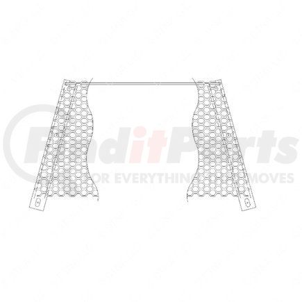 22-57924-000 by FREIGHTLINER - Cargo Net - Multi Filament Polypropylene, Black