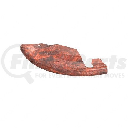 22-57221-002 by FREIGHTLINER - Sleeper Bunk Support Cover - Left Side, ABS, Oregon Burl, 217.14 mm x 216 mm