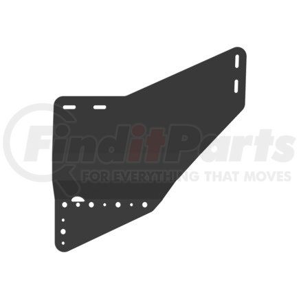 22-57979-000 by FREIGHTLINER - Roof Air Deflector Mounting Bracket - Left Side, Steel, 0.13 in. THK