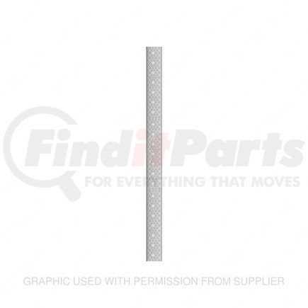 22-52438-006 by FREIGHTLINER - Fuel Tank Strap Step - Steel, Argent Silver, 2125 mm x 160 mm, 2.46 mm THK