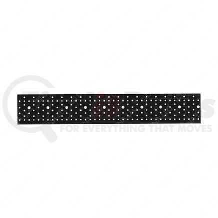 22-52438-020 by FREIGHTLINER - Fuel Tank Strap Step - Steel, Chassis Black, 975 mm x 160 mm, 2.46 mm THK