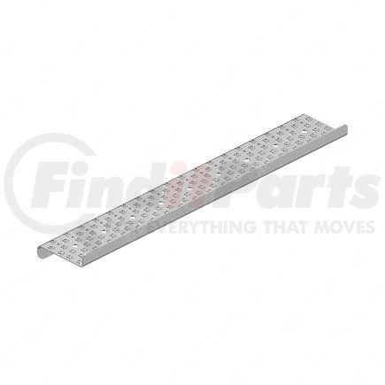22-52438-026 by FREIGHTLINER - Sleeper Cabinet Step Tread - Stainless Steel, 925 mm x 160 mm, 2.46 mm THK