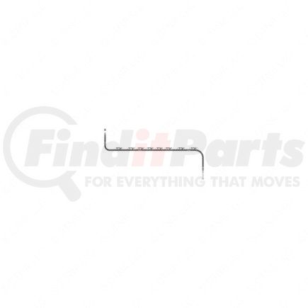 22-52438-039 by FREIGHTLINER - Fuel Tank Strap Step - Stainless Steel, 825 mm x 160 mm, 2.46 mm THK