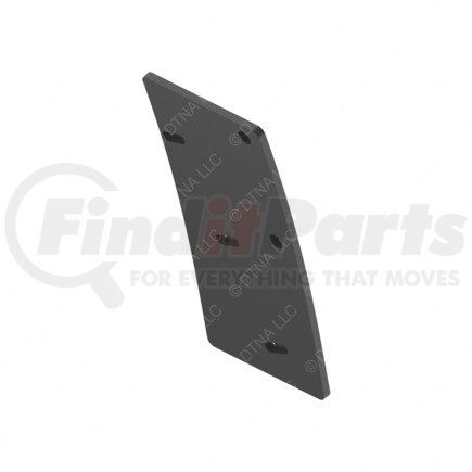 22-52905-000 by FREIGHTLINER - Mud Flap - Left Side, Rubber, Black, 860 mm x 390 mm