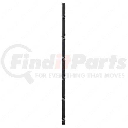 22-52905-004 by FREIGHTLINER - Mud Flap - Symplastic, Black, 860 mm x 390 mm, 20 mm THK