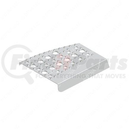 22-53606-001 by FREIGHTLINER - Sleeper Cabinet Step Tread - Right Side, Aluminum, 2.03 mm THK