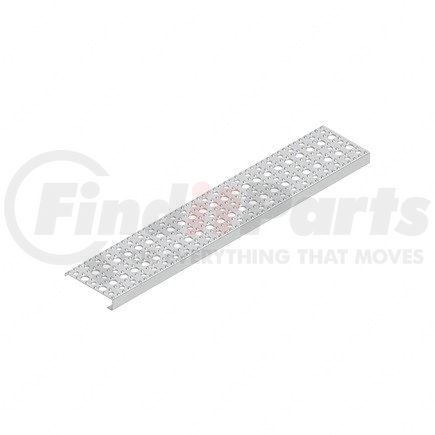 22-53610-227 by FREIGHTLINER - Sleeper Cabinet Step Tread - Left Side, Aluminum, 1394 mm x 209 mm, 2.03 mm THK