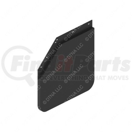 22-61643-031 by FREIGHTLINER - Mud Flap - Left Side, Rubber, 508 mm x 609.6 mm, 4.8 mm THK