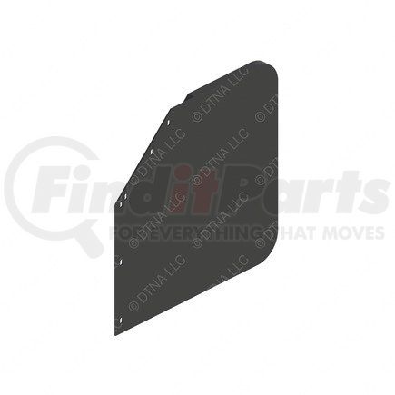 22-61643-422 by FREIGHTLINER - Mud Flap - Right Side, Rubber, 762 mm x 609.6 mm, 4.8 mm THK