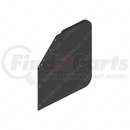22-61643-452 by FREIGHTLINER - Mud Flap - Left Side, Rubber, 762 mm x 609.6 mm, 4.8 mm THK