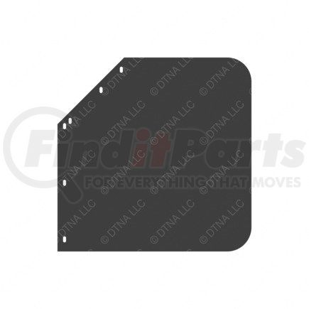 22-61643-462 by FREIGHTLINER - Mud Flap - Right Side, Rubber, 762 mm x 609.6 mm, 4.8 mm THK