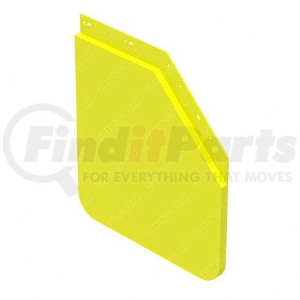 22-61643-512 by FREIGHTLINER - Mud Flap - Left Side, 762 mm x 609.6 mm, 4.8 mm THK