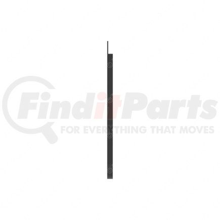 22-61645-211 by FREIGHTLINER - Mud Flap - Left Side, Symplastic, 609.6 mm x 609.6 mm, 4.8 mm THK