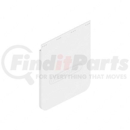 22-61645-301 by FREIGHTLINER - Mud Flap - RH or LH, Symplastic, 609.6 mm x 609.6 mm, 4.8 mm THK