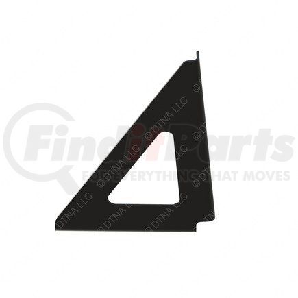 22-62557-002 by FREIGHTLINER - GPS Navigation System Antenna Bracket - Steel, Low Gloss Black, 3.43 mm THK