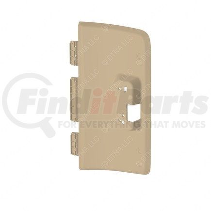 22-62720-000 by FREIGHTLINER - Glove Box Door - Thermoplastic Olefin, Parchment, 385.7 mm x 232.2 mm, 3 mm THK