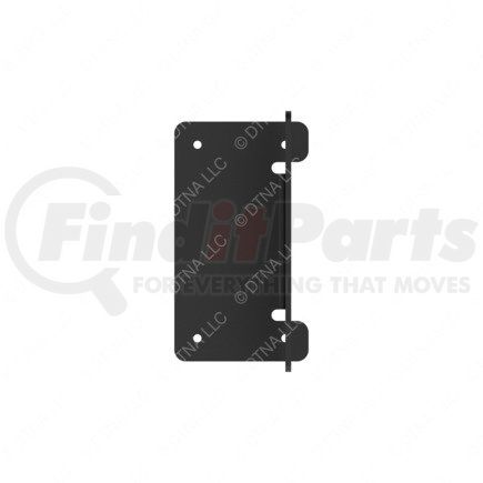 22-63459-000 by FREIGHTLINER - Windshield Washer Reservoir Mounting Plate - Steel, Black, 0.19 in. THK