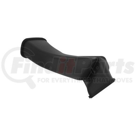 22-63475-000 by FREIGHTLINER - Heater Floor Duct - Polyethylene, Carbon Black, 375.9 mm x 239 mm