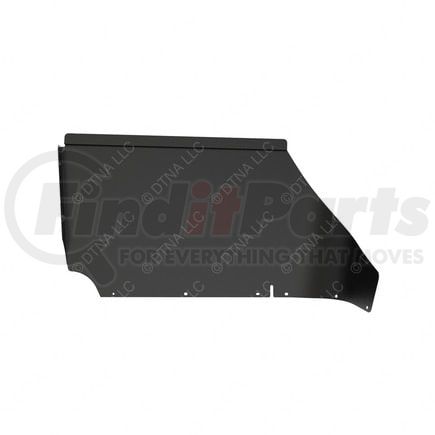 22-62744-007 by FREIGHTLINER - Cab Extender Fairing Tab Trim - Right Side, Aluminum, 968.4 mm x 481.85 mm