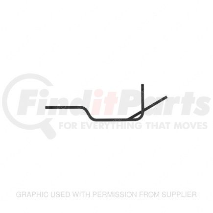 22-59076-000 by FREIGHTLINER - A/C Hoses Cab Mounting Bracket - Steel, Black, 0.11 in. THK