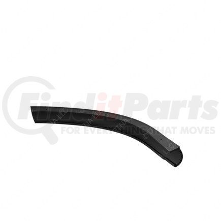 22-58808-002 by FREIGHTLINER - Fender Extension Panel - EPDM (Synthetic Rubber), Black