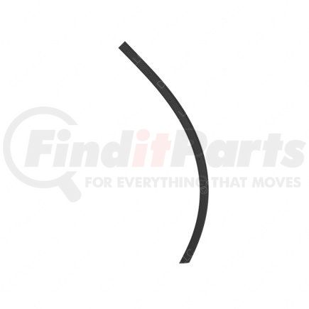 22-58809-000 by FREIGHTLINER - Fender Extension Panel - EPDM (Synthetic Rubber), Black