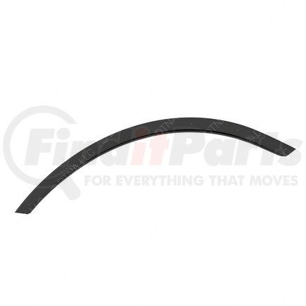 22-58810-001 by FREIGHTLINER - Fender Extension Panel - EPDM (Synthetic Rubber), Black