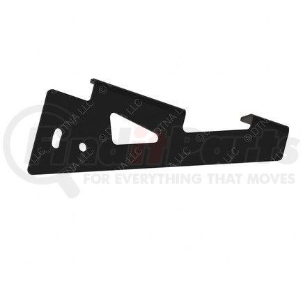 22-67561-000 by FREIGHTLINER - Side Fairing Extender Bracket - Left Side, Steel, Black, 0.12 in. THK