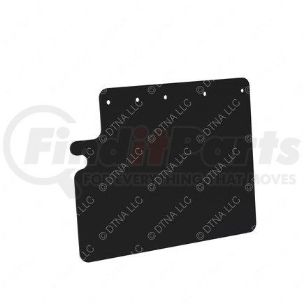 22-67908-000 by FREIGHTLINER - Mud Flap - Rubber, 456.2 mm x 364.5 mm, 4.76 mm THK