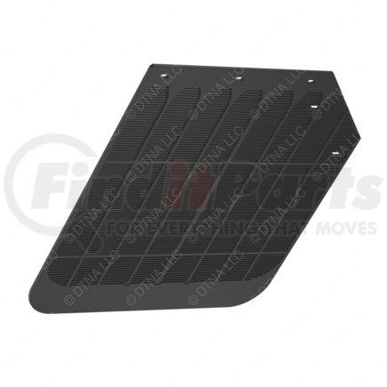 22-68440-042 by FREIGHTLINER - Mud Flap - Right Side, Nylon, 685.8 mm x 605 mm, 6.5 mm THK