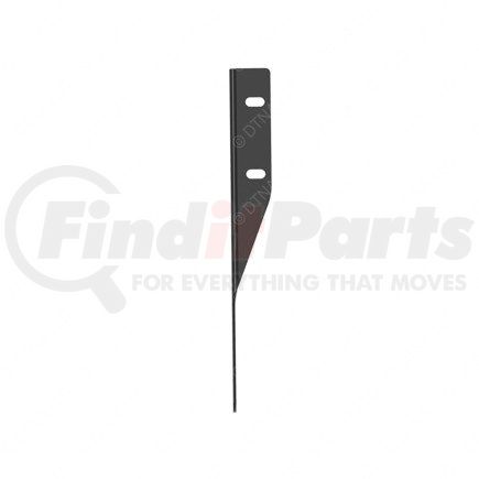 22-64471-004 by FREIGHTLINER - Roof Air Deflector Mounting Bracket - Left Side, Steel, Black, 3.04 mm THK