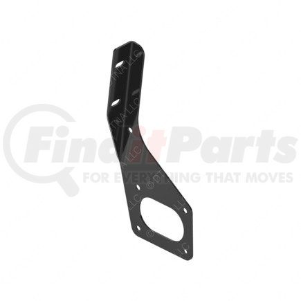 22-64471-005 by FREIGHTLINER - Roof Air Deflector Mounting Bracket - Steel, Black, 3.04 mm THK