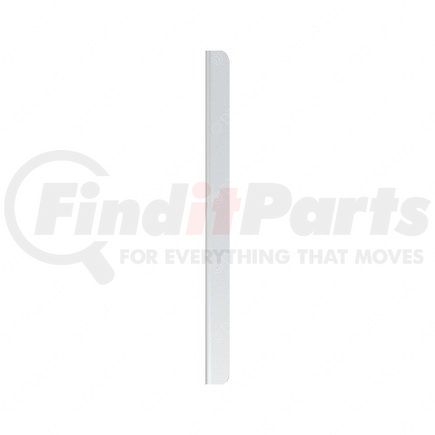 22-66946-004 by FREIGHTLINER - Exhaust Heat Shield - Steel, Argent Silver, 740 mm x 53.8 mm, 1.12 mm THK