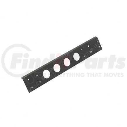 22-66947-001 by FREIGHTLINER - Truck Bed Side Step Reinforcement - Steel, Black, 935 mm x 113.45 mm, 2.46 mm THK